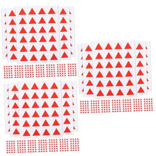 Gadpiparty 3 Sätze Dreieckaufkleber Scrapbooking Farbige Etiketten Aufkleber Klebetiketten Selbstklebende Aufkleber Etiketten Selbstklebende Abziehbilder Rot 576 Stück * 3 Gadpiparty 3 Sätze Dreieckaufkleber Scrapbooking Farbige Etiketten Aufkleber Klebetiketten Selbstklebende Aufkleber Etiketten Selbstklebende Abziehbilder Rot 576 Stück * 3 von Gadpiparty
