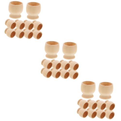 Gadpiparty 3 Sätze Eierbecher Zum Bemalen Für Die Küche Ostereier Token Eierbecher Servierbecher Kükenbecher Farbe Pastell Individuelle Hasen Dekoration Party Sets Eier 10 Stück * 3 von Gadpiparty