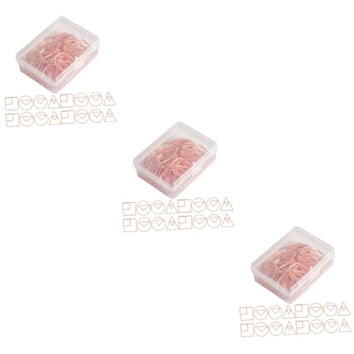 Gadpiparty 3 Sätze Elektropapierstift Clips Mittel Winzig Neuheitsdateiclip Farbe Sortiert Kreative Büroklammern Süße Büroklammern Mehrfarbig Mini Geformt Roségold Eisen 60 Stück * 3 von Gadpiparty