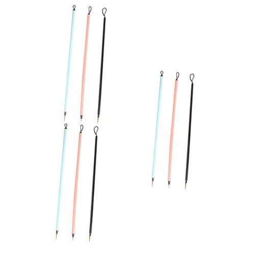 Gadpiparty 3 Sätze Farb Haken Stift Malerei Tintenpinsel Künstlerfarbe Strichzeichnungspinsel Feiner Pinsel Detail Kalligraphie Pinsel Mit Feiner Spitze Bußgeld Wasser Plastik 3 Stücke * 3 von Gadpiparty