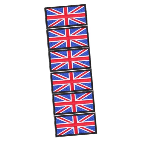 Gadpiparty 3 Sätze Flaggen Aufnäher Bestickte Bügel Patches Für Rucksäcke Kleidung Und Diy Projekte England Flagge Für Jeans Taschen Und Mehr 2 Stücke * 3 von Gadpiparty