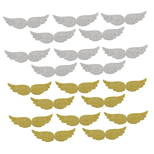 Gadpiparty 3 Sätze Flügel Patches Strass Für Kleidung Aufbügelbare Reparatur Patches Für Kreative Applikationen Für Kinderbekleidung Taschen Und Bastelprojekte 20 Stück * 3 Gadpiparty 3 Sätze Flügel Patches Strass Für Kleidung Aufbügelbare Reparatur Patches Für Kreative Applikationen Für Kinderbekleidung Taschen Und Bastelprojekte 20 Stück * 3 von Gadpiparty
