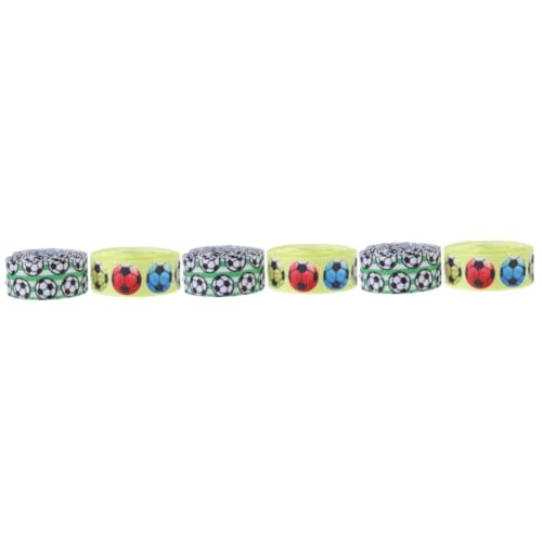 Gadpiparty 3 Sätze Fußball Dekorationsband Geschenkverpackungsband Für Diy Geschenkband Für Partys Und Besondere Anlässe Strapazierfähiges Und Flexibles Material 2 Rollen * 3 Gadpiparty 3 Sätze Fußball Dekorationsband Geschenkverpackungsband Für Diy Geschenkband Für Partys Und Besondere Anlässe Strapazierfähiges Und Flexibles Material 2 Rollen * 3 von Gadpiparty