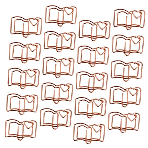 Gadpiparty 3 Sätze Geformte Büroklammer Bookmarks Book Marks Büro Dekoration Dekorationsclips Hund Büroklammern Mini-büroklammer Papierclips Büroordner Rostfreier Stahl Golden 20 Stück * 3 von Gadpiparty
