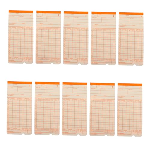 Gadpiparty 3 Sätze Genuine Office Attendance Cards Dickes Papier Für Fabrik Büro Lager Stundennachweis Kompatibel Mit Verschiedenen Stempeluhrmaschinen 100 Blätter * 3 Gadpiparty 3 Sätze Genuine Office Attendance Cards Dickes Papier Für Fabrik Büro Lager Stundennachweis Kompatibel Mit Verschiedenen Stempeluhrmaschinen 100 Blätter * 3 von Gadpiparty