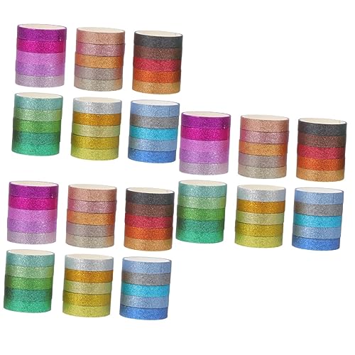 Gadpiparty 3 Sätze Glitzer Washi Tape Dekorative Klebebänder Für Scrapbooking Diy Handwerk Notizbuch Und Planung Vielseitig Einsetzbar Und Wiederverwendbar 30 Rollen * 3 von Gadpiparty