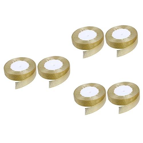 Gadpiparty 3 Sätze Goldenes Dekoratives Band Glänzendes Geschenkband Für Partydekoration Bastelprojekte Und Hochzeiten Breit Strapazierfähiges Material Vielseitig Einsetzbar Für 2 Rollen * 3 Gadpiparty 3 Sätze Goldenes Dekoratives Band Glänzendes Geschenkband Für Partydekoration Bastelprojekte Und Hochzeiten Breit Strapazierfähiges Material Vielseitig Einsetzbar Für 2 Rollen * 3 von Gadpiparty