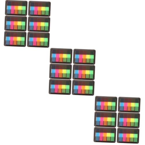 Gadpiparty 3 Sätze Haftnotiz Bunte Buchregisterkarten Lesezeichen-tabs Buchseite Annotieren Registerkarten Für Seitenmarkierungen Lesezeichen Für Bücher Fluoreszierend Das Haustier 6boxen*3 von Gadpiparty