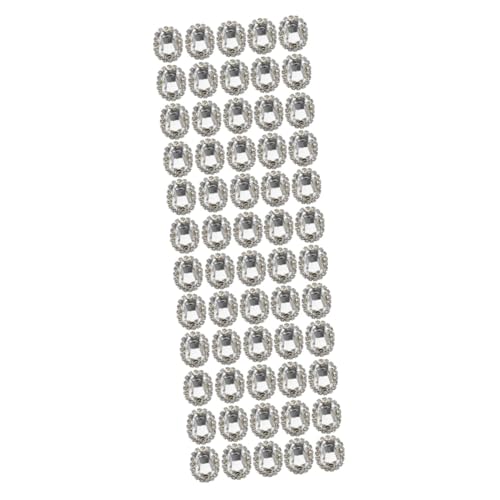 Gadpiparty 3 Sätze Handnähte -dekorationszubehör Bastelmaterial Bastel Materialien Schmuck Strasssteine Bastelset Kleidungsmaterialien Kleidungsstück Diy-materialien Kupfer Weiß 20 Stück * 3 von Gadpiparty