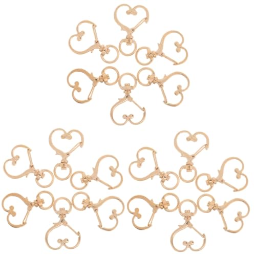 Gadpiparty 3 Sätze Herz Schlüsselringe Metall Drehbare Karabiner Für Diy Accessoires Für Handtaschen Gürtel Armbänder Und Projekte Leicht Und Praktisch Zu Verwenden 6 Stück * 3 Gadpiparty 3 Sätze Herz Schlüsselringe Metall Drehbare Karabiner Für Diy Accessoires Für Handtaschen Gürtel Armbänder Und Projekte Leicht Und Praktisch Zu Verwenden 6 Stück * 3 von Gadpiparty