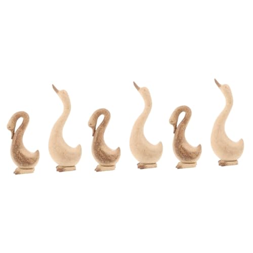 Gadpiparty 3 Sätze Holzgänse Ornamente Gans Dekorationen Gans Tischdekoration Schreibtisch-gansstatue Mini Gans Garten Gans Tierische Holzdekoration Gans Gänsestatue 2 Stück * 3 Gadpiparty 3 Sätze Holzgänse Ornamente Gans Dekorationen Gans Tischdekoration Schreibtisch-gansstatue Mini Gans Garten Gans Tierische Holzdekoration Gans Gänsestatue 2 Stück * 3 von Gadpiparty