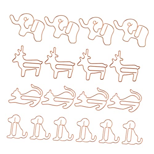 Gadpiparty 3 Sätze Katzen Büroklammer Kleine Einzigartige Büroklammern Bullen Clips Ordner Klemmbrett Jumbo Büroklammern Beschichtete Büroklammern Mini Bulldog 40 Stück * 3 von Gadpiparty