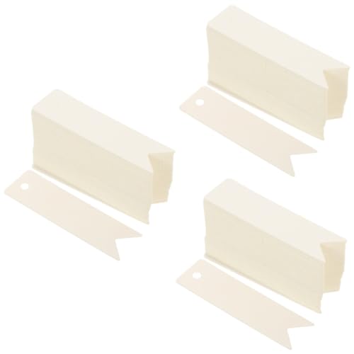 Gadpiparty 3 Sätze Kraftpapier Preisetiketten Leere Anhänger Für Schmuck Kleidung Geschenkanhänger Beschreibbar Preisdisplay Und Handwerksprojekte 200 Stück * 3 von Gadpiparty