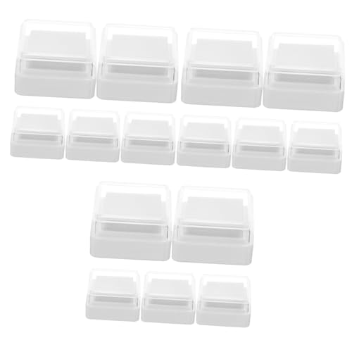 Gadpiparty 3 Sätze Leeres Stempelkissen Prägung Unterlage Stempeltinte Waschbare Stempelkissen Basteln Handtinte Schmucklos Finger Wiederverwendbar Weiß Plastik 5 Stück * 3 von Gadpiparty