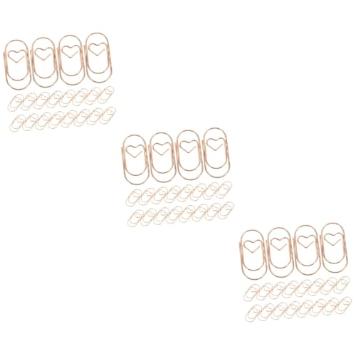Gadpiparty 3 Sätze Lesezeichen Aus Metall Büroklammer Papier Farbig Schreibwaren Karten Clip Dekorationsclips Befestigungsclips Für Dokumente Office-dokumentenklammern Rose Gold 20 Stück * 3 Gadpiparty 3 Sätze Lesezeichen Aus Metall Büroklammer Papier Farbig Schreibwaren Karten Clip Dekorationsclips Befestigungsclips Für Dokumente Office-dokumentenklammern Rose Gold 20 Stück * 3 von Gadpiparty