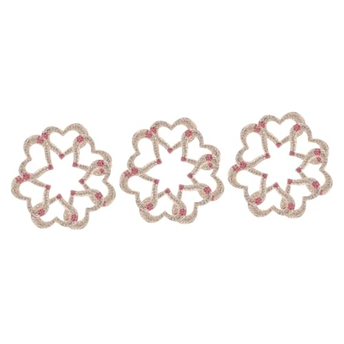 Gadpiparty 3 Sätze Liebe Zubehör Accessoires Schuhe Herz Dekoration Hotfix Klebrig Handtaschenapplikationen Kleidungsverzierung Diy Liefert Strassdekore Legierung 10 Stück * 3 von Gadpiparty