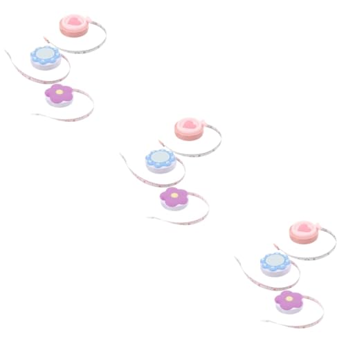 Gadpiparty 3 Sätze Makkaronband Tragbares Maßband Mini-maßband Körper Nähen Dekoratives Maßband Flexible Bandmaß Maßband Zum Selbermachen Einziehbar Pvc 3 Stück * 3 Gadpiparty 3 Sätze Makkaronband Tragbares Maßband Mini-maßband Körper Nähen Dekoratives Maßband Flexible Bandmaß Maßband Zum Selbermachen Einziehbar Pvc 3 Stück * 3 von Gadpiparty