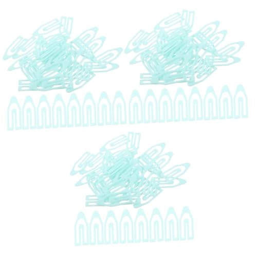 Gadpiparty 3 Sätze Office-dokumentenklammern Clips Büroklammern Sortiert Schreibtisch Entzückende Papierklammern Kreativ Geformte Büroklammern Plastik Sky-blue 60 Stück * 3 von Gadpiparty