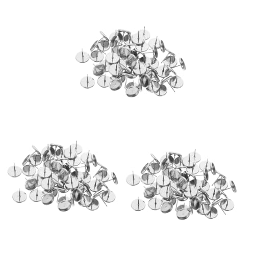 Gadpiparty 3 Sätze Ohrringbasis Ohrsteckerbefunde Schlüssel Tablett Zucht Basis Für Die Herstellung Von Ohrringen Anhang Ohrring-befunde Ohrring Beiträge Edelstahl 304 Silber 50 Stück * 3 Gadpiparty 3 Sätze Ohrringbasis Ohrsteckerbefunde Schlüssel Tablett Zucht Basis Für Die Herstellung Von Ohrringen Anhang Ohrring-befunde Ohrring Beiträge Edelstahl 304 Silber 50 Stück * 3 von Gadpiparty