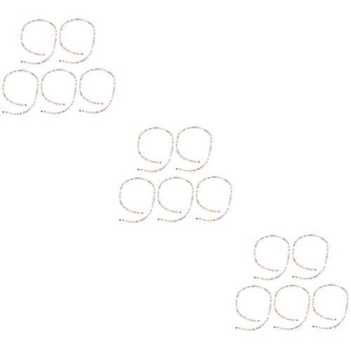 Gadpiparty 3 Sätze Pack Polymer Clay Spacer Beads Flache Runde Lose Perlen Für Diy Schmuckherstellung Geeignet Für Armbänder Ohrringe Ca Packung 5 Packungen * 3 von Gadpiparty