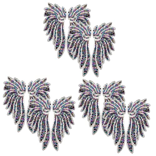 Gadpiparty 3 Sätze Pailletten-flügel-patch Weihnachten Funkeln Party Feenflügel Für Erwachsene Flügel-design-patch Kleidungsstation Glitzerflecken Polyester 2 Paare * 3 Gadpiparty 3 Sätze Pailletten-flügel-patch Weihnachten Funkeln Party Feenflügel Für Erwachsene Flügel-design-patch Kleidungsstation Glitzerflecken Polyester 2 Paare * 3 von Gadpiparty