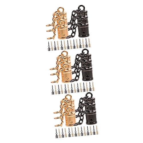 Gadpiparty 3 Sätze Quasten Endkappen Mit Diy Schmuckzubehör Für Armbänder Und Taschen Praktische Und Leichte Quastenkappen Für Bastelprojekte 20 Stück * 3 von Gadpiparty