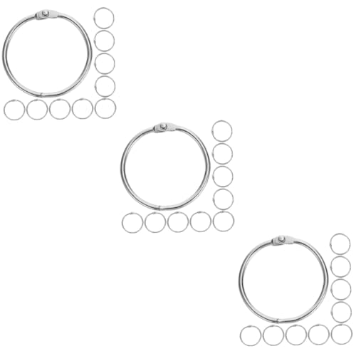 Gadpiparty 3 Sätze Ringbuch-ring D Stichworte Aufklappbare Ringe Lose Blattringe Pflicht Für Metallringe Abnehmbarer Loseblattring Notebook-ringe Silver 20 Stück * 3 Gadpiparty 3 Sätze Ringbuch-ring D Stichworte Aufklappbare Ringe Lose Blattringe Pflicht Für Metallringe Abnehmbarer Loseblattring Notebook-ringe Silver 20 Stück * 3 von Gadpiparty