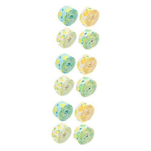 Gadpiparty 3 Sätze Rippelband Wickelband Bänder Zum Verpacken Verpackung Zitronenthema Rustikale Banddekoration Diy-band Basteln Band Mit Fruchtmotiven Nähband Polyester 4 Rollen * 3 Gadpiparty 3 Sätze Rippelband Wickelband Bänder Zum Verpacken Verpackung Zitronenthema Rustikale Banddekoration Diy-band Basteln Band Mit Fruchtmotiven Nähband Polyester 4 Rollen * 3 von Gadpiparty