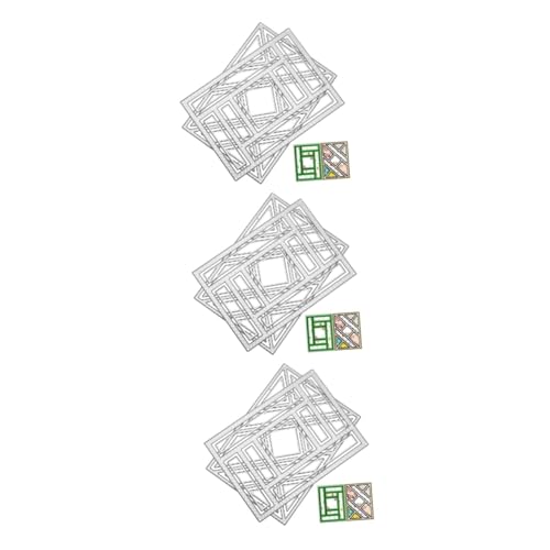 Gadpiparty 3 Sätze Schablonen Schneiden Sammelalbum Herstellung Schild Wellig Sterben Groß Formen Für Grußkarten Scrapbooking Decor Album Gestanzt Stanzformen Metall Silber 2 Stück * 3 Gadpiparty 3 Sätze Schablonen Schneiden Sammelalbum Herstellung Schild Wellig Sterben Groß Formen Für Grußkarten Scrapbooking Decor Album Gestanzt Stanzformen Metall Silber 2 Stück * 3 von Gadpiparty