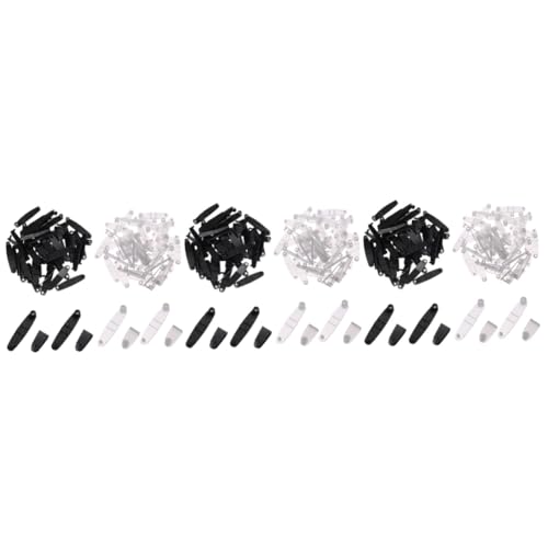Gadpiparty 3 Sätze Schlüsselanhänger Ring Abzeichenhalter Nähen Kammerdiener Leer Weiß Stichworte Farbe Stecker Dame Schlüsselbund Klein Zubehör Karabiner Inhaber Form Plastik 100 Stück * 3 von Gadpiparty