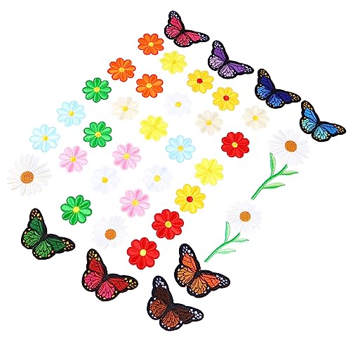 Gadpiparty 3 Sätze Schmetterlings Bügelflicken Daisy Bestickte Aufnäher Diy Kleiderflicken Für Reparaturen Und Designs Für Kleidung Taschen Und Handwerke 39 Stück * 3 Gadpiparty 3 Sätze Schmetterlings Bügelflicken Daisy Bestickte Aufnäher Diy Kleiderflicken Für Reparaturen Und Designs Für Kleidung Taschen Und Handwerke 39 Stück * 3 von Gadpiparty