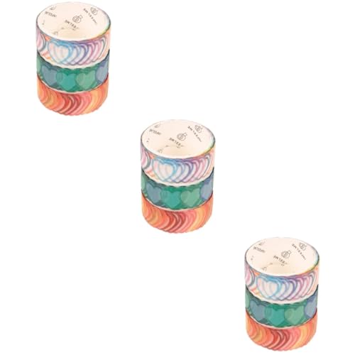 Gadpiparty 3 Sätze Scrapbooking -vorräte Sammelalbum Notizbuch Band Klebrig Für Schrott Dekorative Klebebänder Selbstklebende Diy-klebebänder Washi Tape Papier 3 Rollen * 3 Gadpiparty 3 Sätze Scrapbooking -vorräte Sammelalbum Notizbuch Band Klebrig Für Schrott Dekorative Klebebänder Selbstklebende Diy-klebebänder Washi Tape Papier 3 Rollen * 3 von Gadpiparty