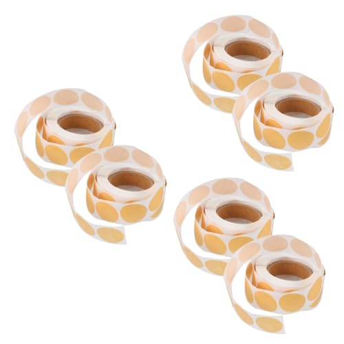 Gadpiparty 3 Sätze Selbstklebende Runde Etiketten Mit Weißen Diy Beschriftungsstickern Für Büro Lager Und Geschenkverpackungen Vielseitig Einsetzbar Für Und Namensschilder 2 Rollen * 3 von Gadpiparty