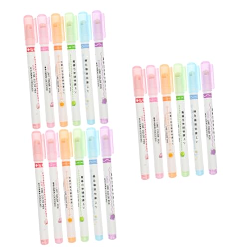 Gadpiparty 3 Sätze Set Marker Ansicht Gebogene Färbung Mehrfarbige Klasse Niedliche Textmarker Stift Fluoreszierend Kleines Kind Lackmarker Ausgefallene Dünne Kunst Kleine 6 Stück * 3 Gadpiparty 3 Sätze Set Marker Ansicht Gebogene Färbung Mehrfarbige Klasse Niedliche Textmarker Stift Fluoreszierend Kleines Kind Lackmarker Ausgefallene Dünne Kunst Kleine 6 Stück * 3 von Gadpiparty
