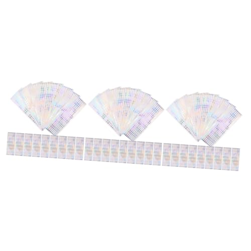 Gadpiparty 3 Sätze Siegelaufkleber Toilettenartikelflaschen Kosmetika Sicherheitssiegel Selbstklebende Aufkleber Etiketten Siegel Verpackungsaufkleber Kappen 500 Stück * 3 von Gadpiparty