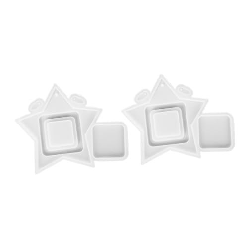 Gadpiparty 3 Sätze Silikon Diy Fotohalter Form Sternförmige Silikon Gießform Für Foto Rahmen Handwerksbedarf Für Bastelprojekte 2 Stücke * 3 von Gadpiparty
