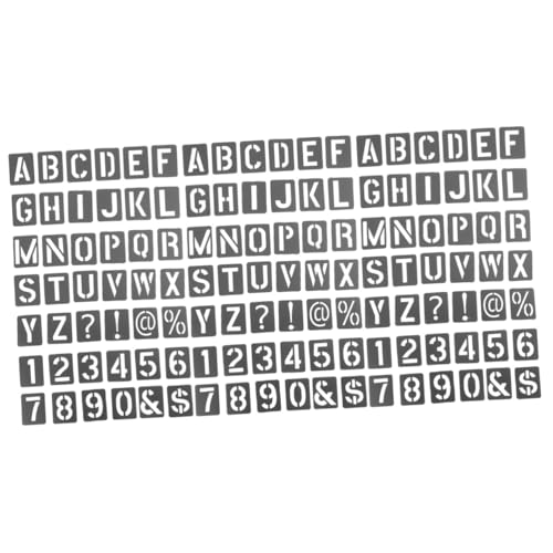 Gadpiparty 3 Sätze Sprühvorlage Lineal mehrere Schablone Wand druckbar für klein Handwerk sprühen holz brennende buchstaben Briefform Alphabet stirbt Bastelplastik Alphabet-Form pp Schwarz Gadpiparty 3 Sätze Sprühvorlage Lineal mehrere Schablone Wand druckbar für klein Handwerk sprühen holz brennende buchstaben Briefform Alphabet stirbt Bastelplastik Alphabet-Form pp Schwarz von Gadpiparty