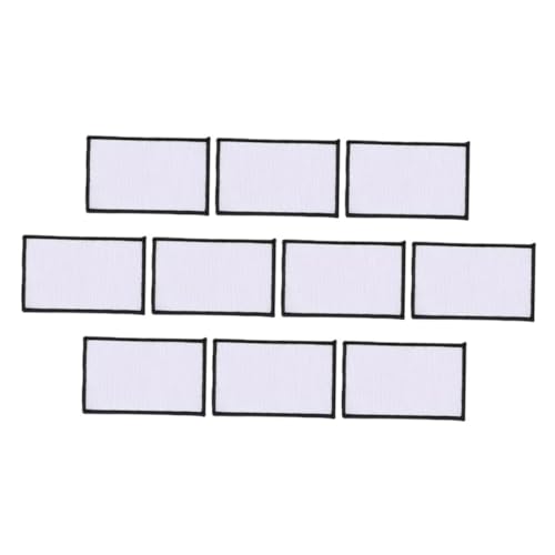 Gadpiparty 3 Sätze Sublimation Patches Blanks Zum Aufbügeln Diy Applikationen Für Hüte Dekorative Flicken Für Textilien Einfach Zu Handhaben Und Langlebig 10 Stück * 3 von Gadpiparty