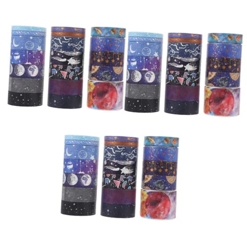 Gadpiparty 3 Sätze Tape Set Handwerk Bastelband Washi -bänder Washi Tape Scrapbooking-klebeband Scrapbook-klebebänder Selber Machen Patch Aus Japanischem Papier 19 Rollen * 3 von Gadpiparty