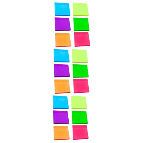 Gadpiparty 3 Sätze Teiliges Bunte Haftnotizen Selbstklebende Notizzettel Für Schule Büro Und Zuhause Durchsichtige Pet Memo Sticker Für Notizen Und Erinnerungen 6 Stück * 3 von Gadpiparty