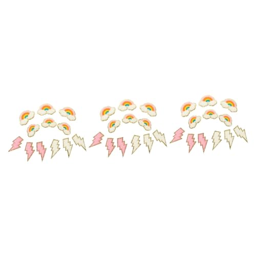 Gadpiparty 3 Sätze Teiliges Bunter Aufnäher Für Kleidung Diy Stickerei Patches Mit Heißem Kleber Zur Reparatur Und Dekoration Von Kleidung Und Taschen Für Kreative Projekte Und 12 Stück * 3 von Gadpiparty