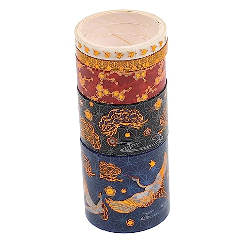 Gadpiparty 3 Sätze Teiliges Dekoratives Washi Tape Vintage Style Scrapbook Klebeband Für Projekte Handgefertigte Notizen Geschenkverpackungen Und Mehr Zufällige Muster 5 Stück * 3 von Gadpiparty
