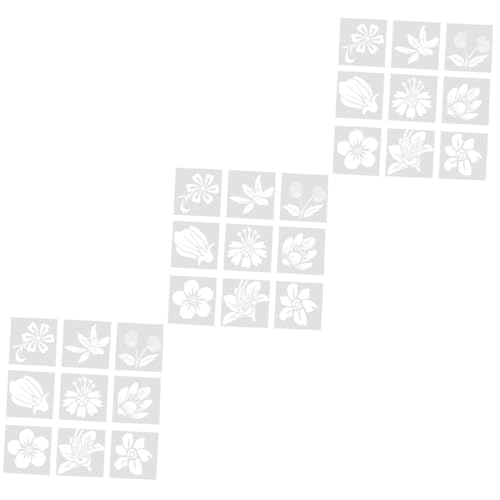 Gadpiparty 3 Sätze Teiliges Diy Schablonen Für Malvorlagen Für Bastelprojekte Wandgestaltung Und Sprühmalerei Fördert Kreativität Und Vorstellungskraft 9 Stücke * 3 von Gadpiparty