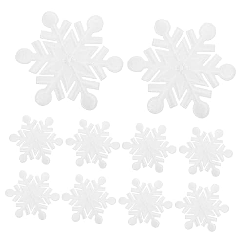 Gadpiparty 3 Sätze Teiliges Diy Schneeflocken Flicken Aufkleber Für Kleidung Taschen Und Bastelarbeiten Zur Reparatur Und Dekoration Von Stoffen 10 Stück * 3 von Gadpiparty