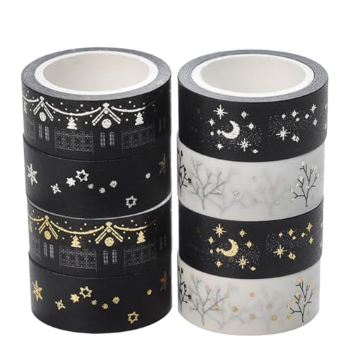 Gadpiparty 3 Sätze Teiliges Diy Scrapbooking Klebeband Bunte Dekorative Papiertapes Für Tagebuch Kunst Und Handwerk Für Partys Und 8 Stück * 3 von Gadpiparty