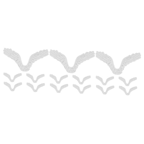 Gadpiparty 3 Sätze Teiliges Engel Dekoration Kunststoff Diy Engel Ornamente Für Weihnachten Bastelaccessoires Für Heimdekoration Und 5 Stück * 3 von Gadpiparty