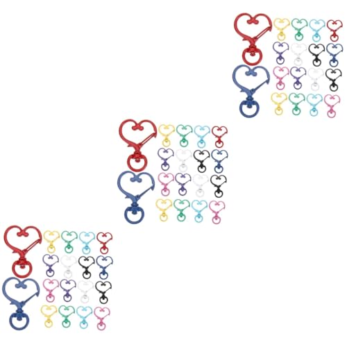 Gadpiparty 3 Sätze Teiliges Herzförmiges Schlüsselanhänger Für Diy Schlüsselanhänger Und Taschenzubehör Farbenfrohe Clips Und Dunkellila 20 Stück * 3 Gadpiparty 3 Sätze Teiliges Herzförmiges Schlüsselanhänger Für Diy Schlüsselanhänger Und Taschenzubehör Farbenfrohe Clips Und Dunkellila 20 Stück * 3 von Gadpiparty