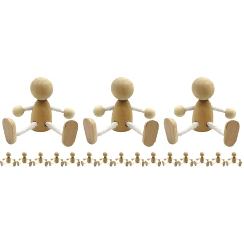Gadpiparty 3 Sätze Teiliges Holzpuppen Zum DIY Holzfiguren Dekorative Figuren Für Tischdekoration Holzspielzeuge Für Zuhause Und Büro 6 Stücke * 3 Gadpiparty 3 Sätze Teiliges Holzpuppen Zum DIY Holzfiguren Dekorative Figuren Für Tischdekoration Holzspielzeuge Für Zuhause Und Büro 6 Stücke * 3 von Gadpiparty