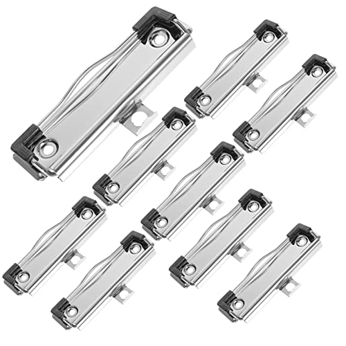Gadpiparty 3 Sätze Teiliges Klemmbrett Aus Metall Mit Großen Clips Für Büro Schule Und Bastelprojekte Gummigriff Und Montagematerial 15 Stück * 3 Gadpiparty 3 Sätze Teiliges Klemmbrett Aus Metall Mit Großen Clips Für Büro Schule Und Bastelprojekte Gummigriff Und Montagematerial 15 Stück * 3 von Gadpiparty