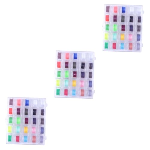 Gadpiparty 3 Sätze Teiliges Set Nähmaschinen Spulen Mit Buntem Nähgarn Und Aufbewahrungskoffer Für Haushaltsnähmaschinen Und Nähzubehör 25 Stück * 3 Gadpiparty 3 Sätze Teiliges Set Nähmaschinen Spulen Mit Buntem Nähgarn Und Aufbewahrungskoffer Für Haushaltsnähmaschinen Und Nähzubehör 25 Stück * 3 von Gadpiparty